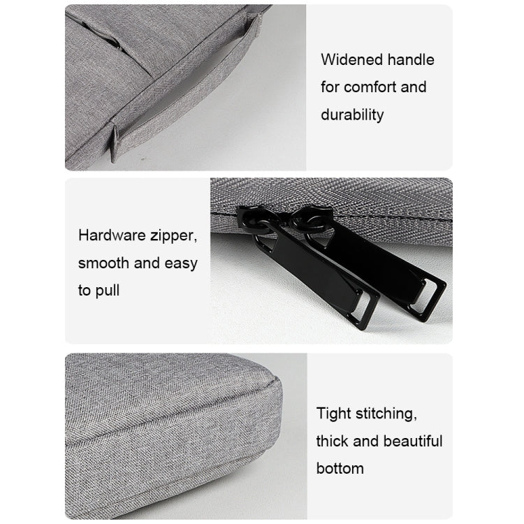 ST02 Large-capacity Waterproof Shock-absorbing Laptop Handbag, Size: 15.6 inches