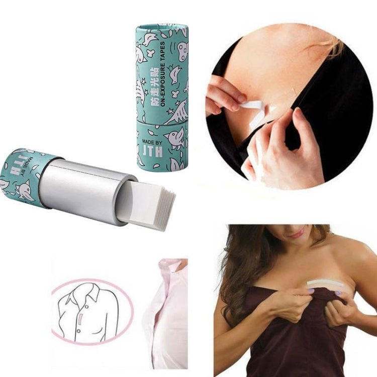 50 Pcs/Set  Waterproof Dress Cloth Tape Secret Body Adhesive Breast Bra Strip(Semicircle)