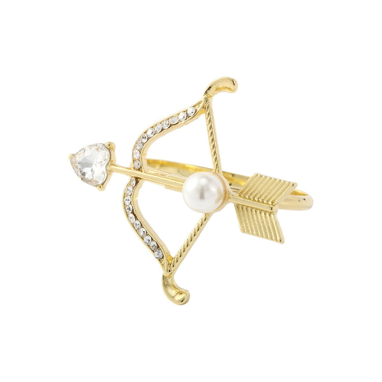 2 PCS Valentine Day Rose Alloy Napkin Ring, Specification: Z1009-1