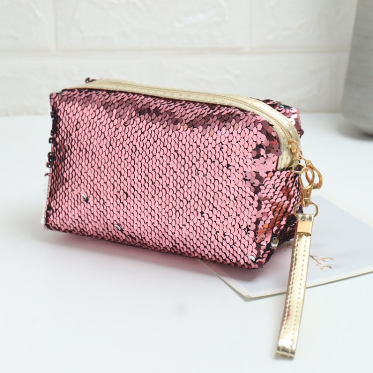 Travel Portable Sequined Anise Cosmetics Tote Storage Bag