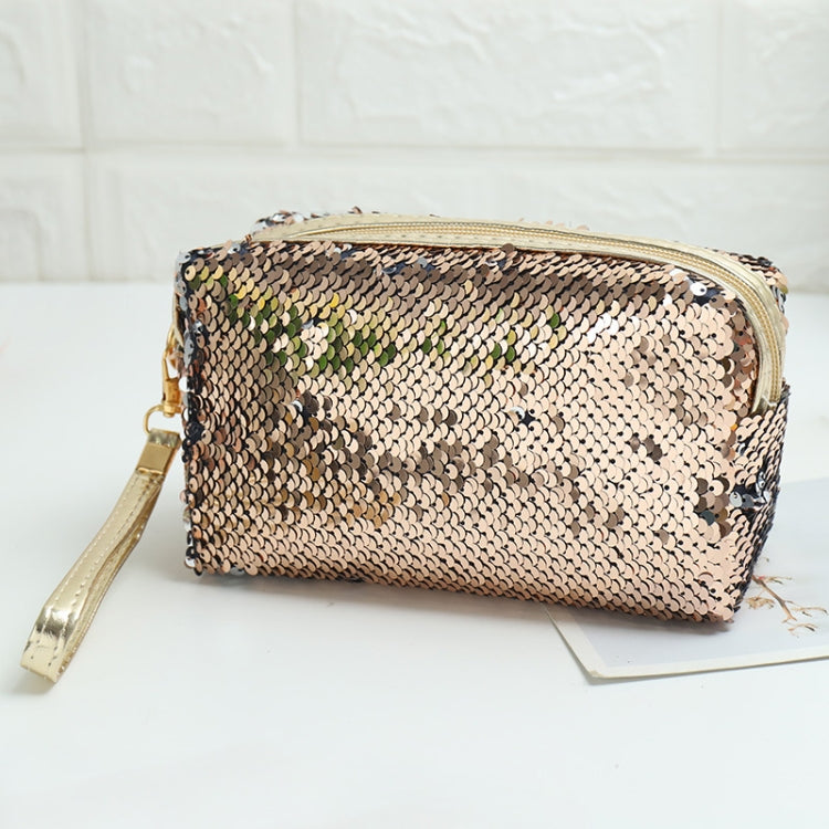 Travel Portable Sequined Anise Cosmetics Tote Storage Bag