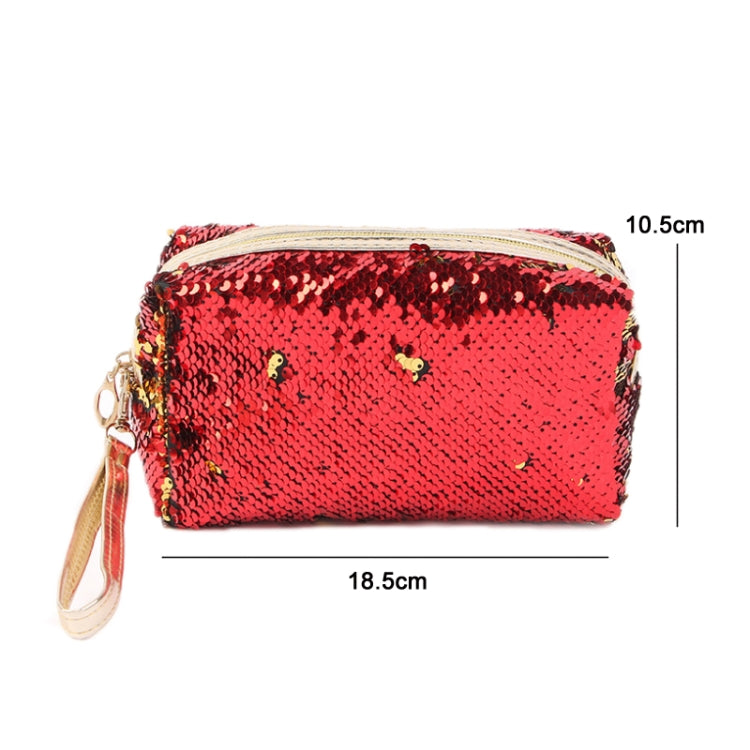 Travel Portable Sequined Anise Cosmetics Tote Storage Bag