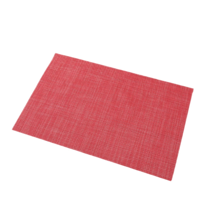 6 PCS PVC Woven Antibacterial Mildew Proof Heat Insulation Coaster
