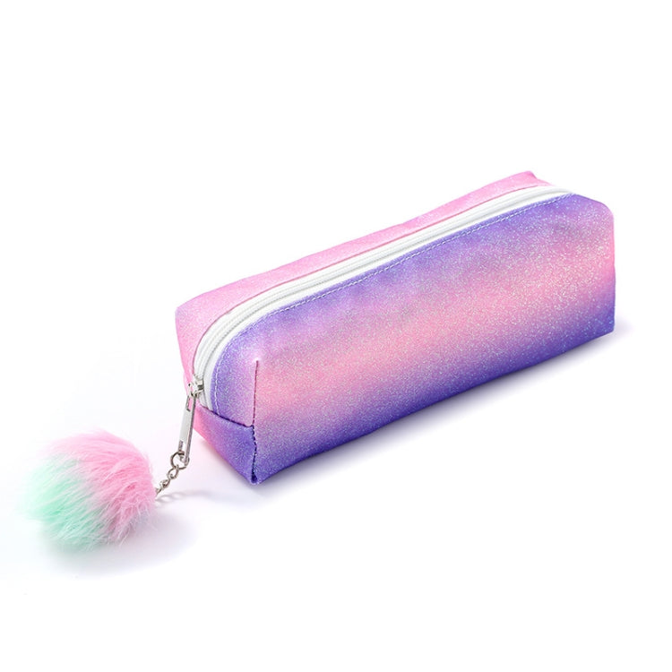 Rainbow Glitter Pen Bag Shimmering Pencil Bag Make-up bag