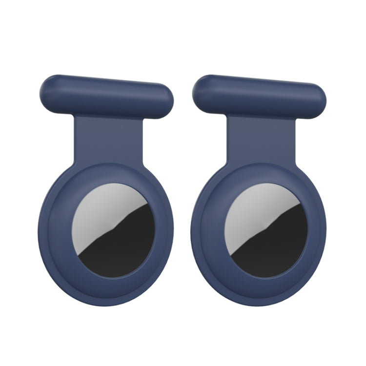 2PCS Tracking Anti-Lost Locator Pin Silicone Cover For Apple Airtag