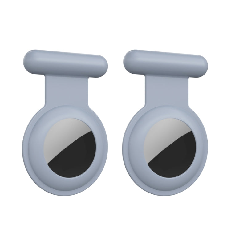 2PCS Tracking Anti-Lost Locator Pin Silicone Cover For Apple Airtag