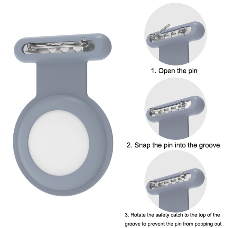 2PCS Tracking Anti-Lost Locator Pin Silicone Cover For Apple Airtag