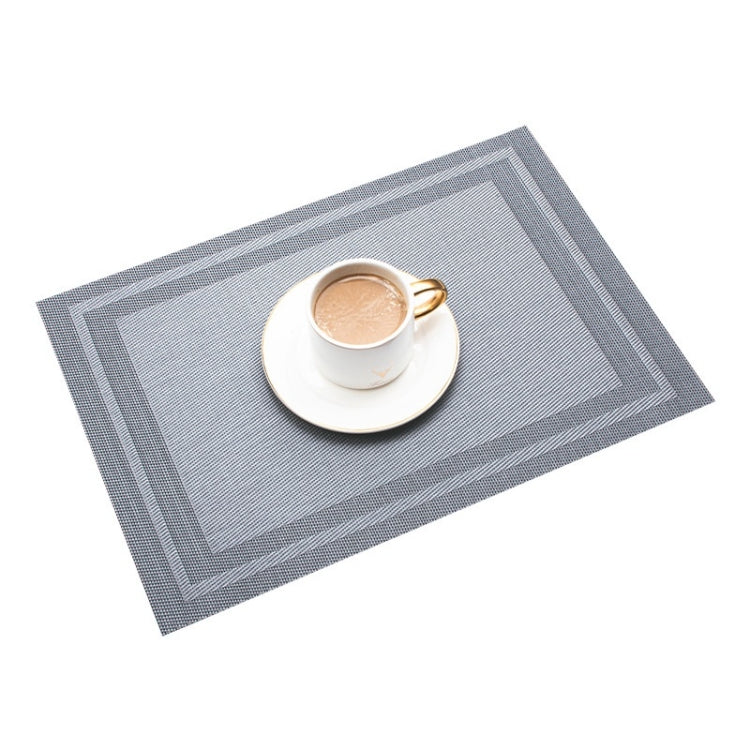 Household PVC Woven Western Dining Table Insulation Mat