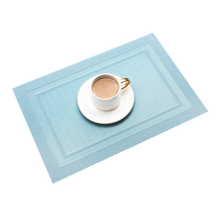 Household PVC Woven Western Dining Table Insulation Mat