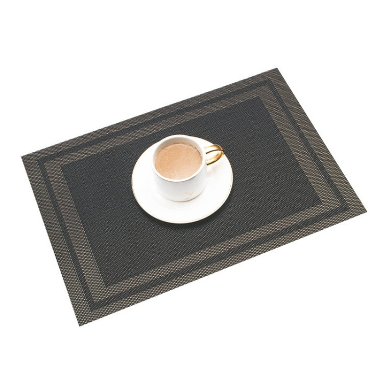 Household PVC Woven Western Dining Table Insulation Mat
