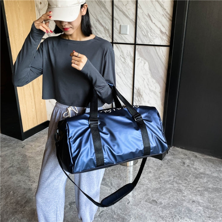 B-316 Large Capacity Glossy Waterproof Fitness Bag Luggage Bag