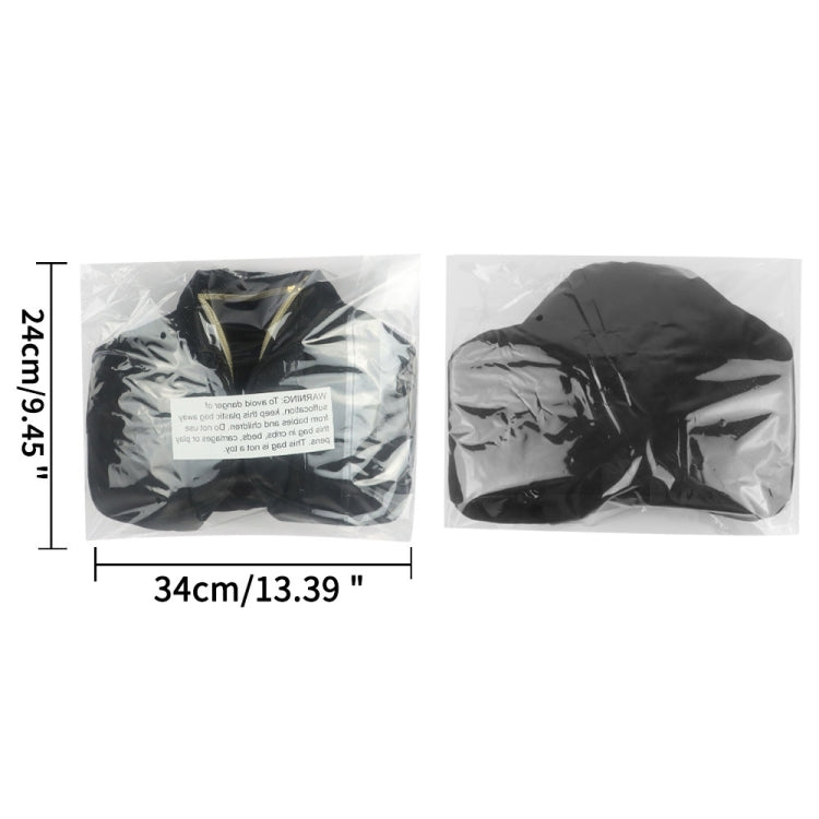 Travel Cosmetic Bag Curler Accessories Storage Bag(Black)