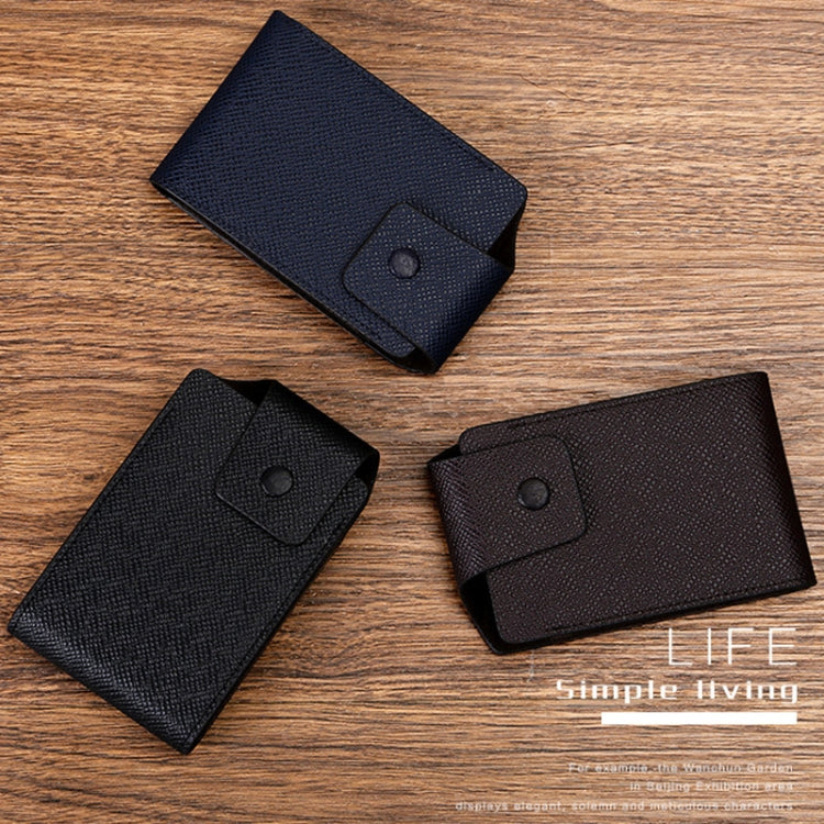 Organ Card Holder Large-capacity Card Sleeve For Men And Women, Color: Horizontal Blue