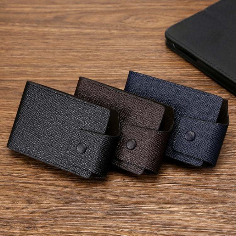 Organ Card Holder Large-capacity Card Sleeve For Men And Women, Color: Vertical  Black