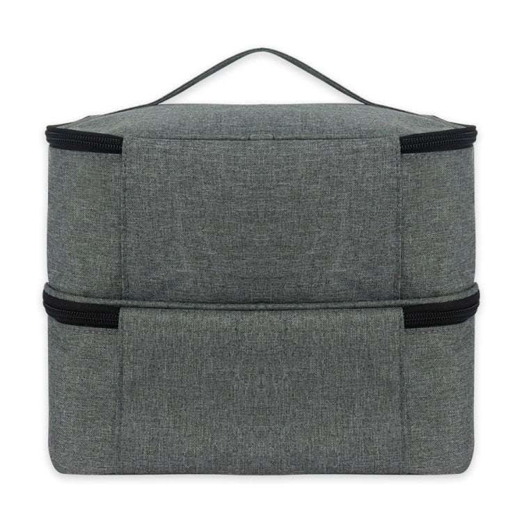 Nail Polish Storage Bag Portable Essential Oil Lipstick Organizer(Grey)