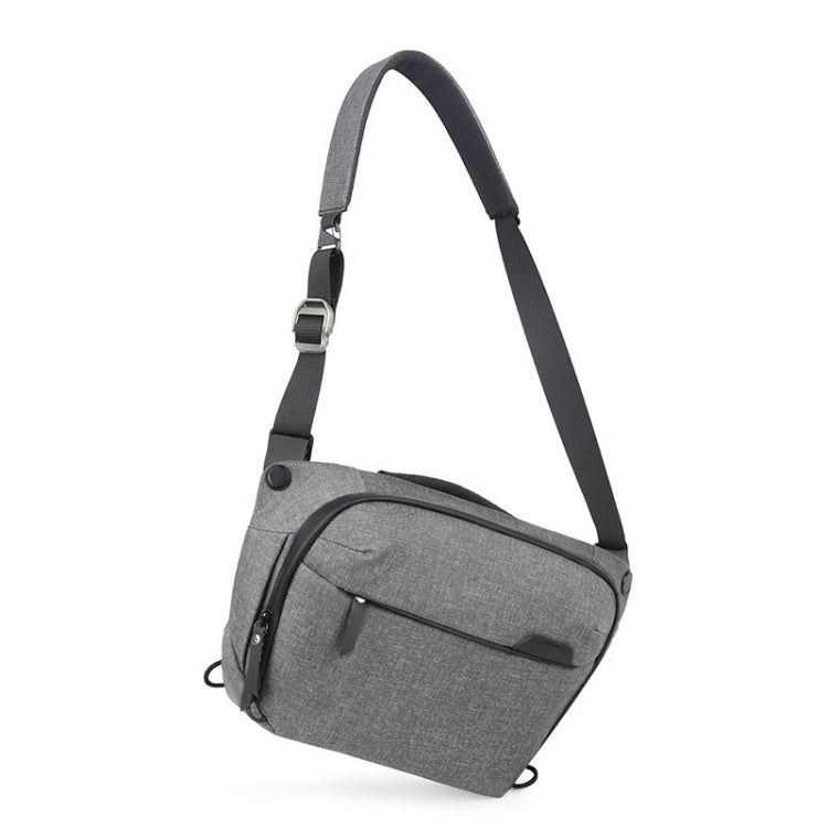 Portable Waterproof Photography SLR Camera Messenger Bag, Color: 6L Light Gray