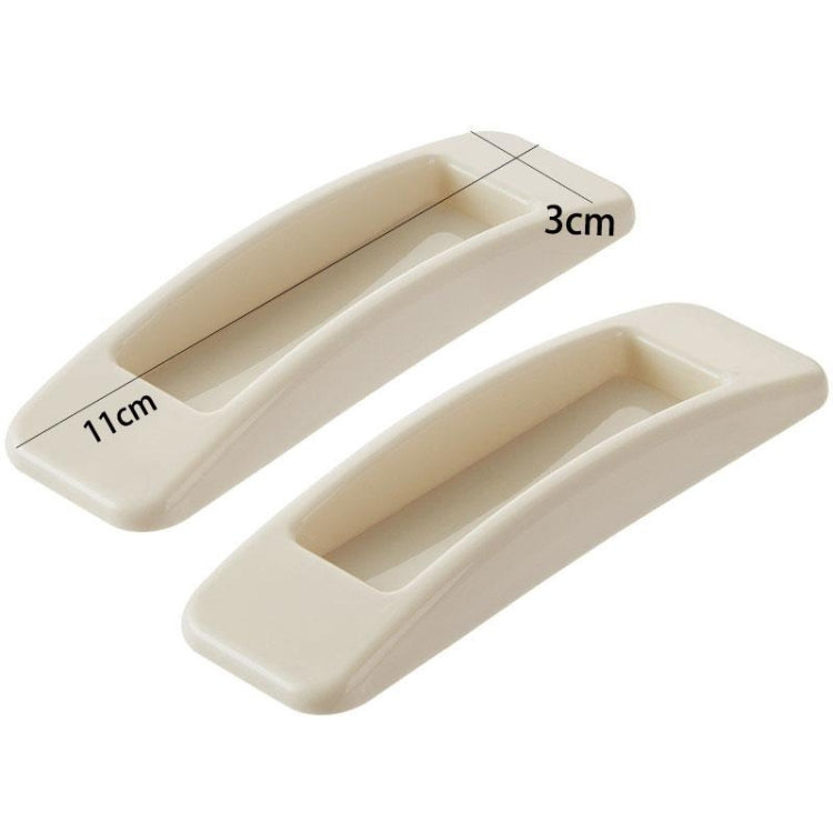5 Sets Rectangular Paste Assist Door Windows Handle Refrigerator Cabinet Door Handle