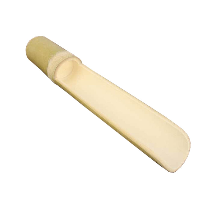 Shrimp Slip Spoon Bamboo Tube Hot Pot Restaurant Plate, Size: 3x20x13cm