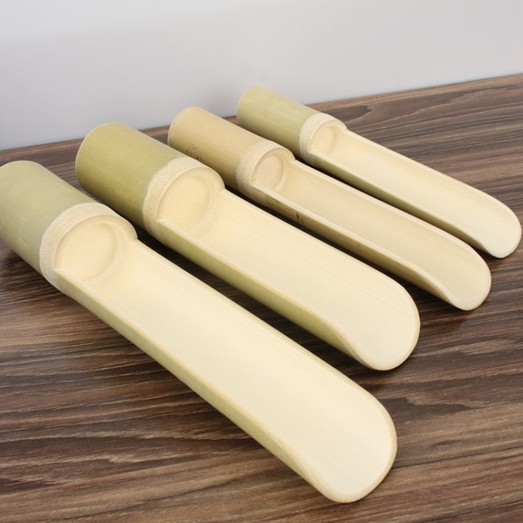 Shrimp Slip Spoon Bamboo Tube Hot Pot Restaurant Plate, Size: 3x20x13cm