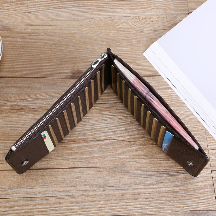 TP-165 First Layer Cowhide RFID Card Holder Long Wallet Multifunctional Mobile Phone Bag
