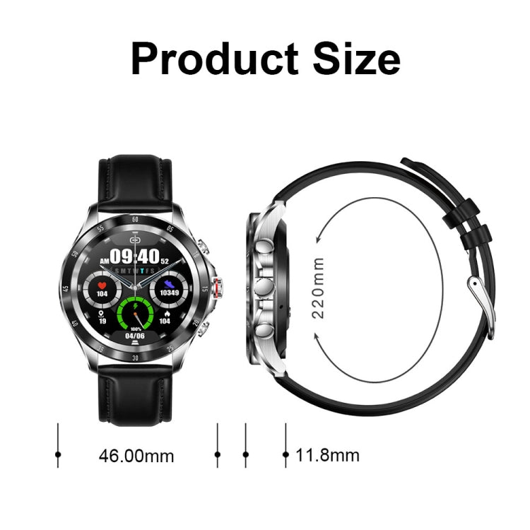 NX1 1.32 Inch Bluetooth Call Body Temperature Monitoring Waterproof Smart Watch