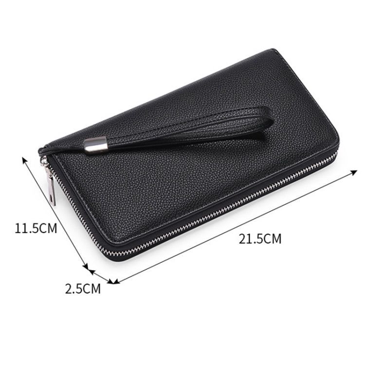 GLQ182 PU Long Type Wallet RFID Large Capacity Clutch Card Holder