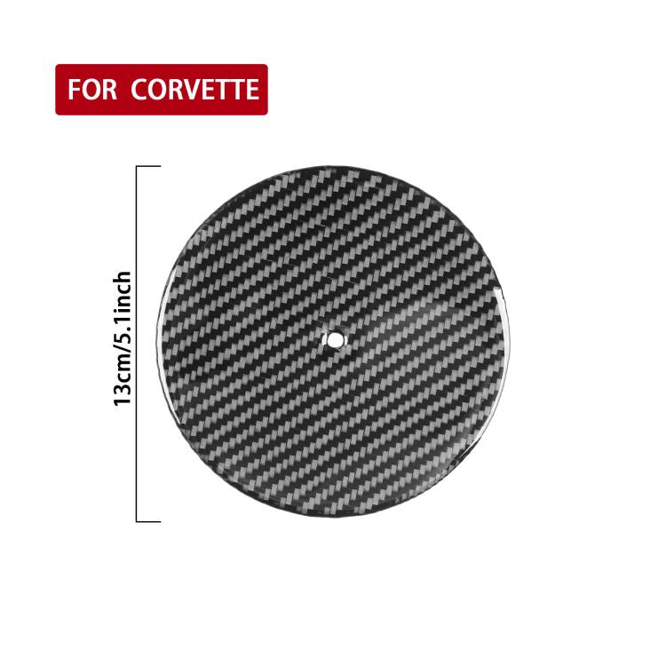 For Chevrolet Corvette C8 Engine Compartment Side Stickers - Black
