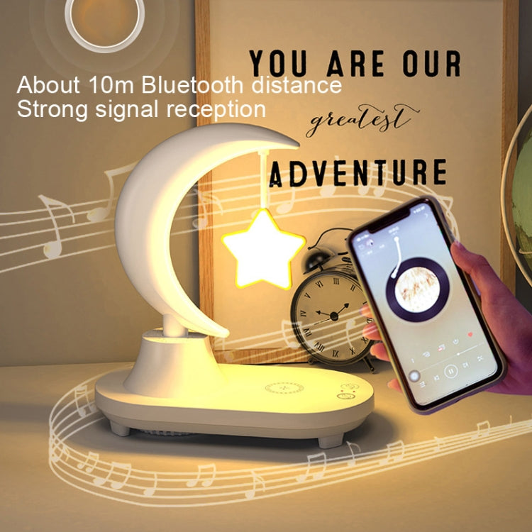 Bluetooth Speakers LED Colorful Atmosphere Night Light, Style: TB-35S Star Without Wireless Charger