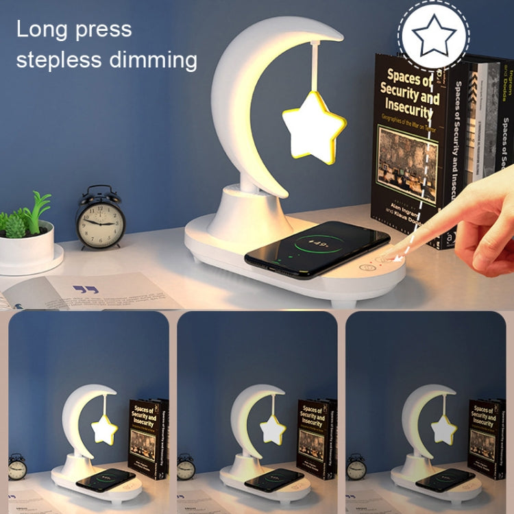 Bluetooth Speakers LED Colorful Atmosphere Night Light, Style: TB-35S Star Without Wireless Charger