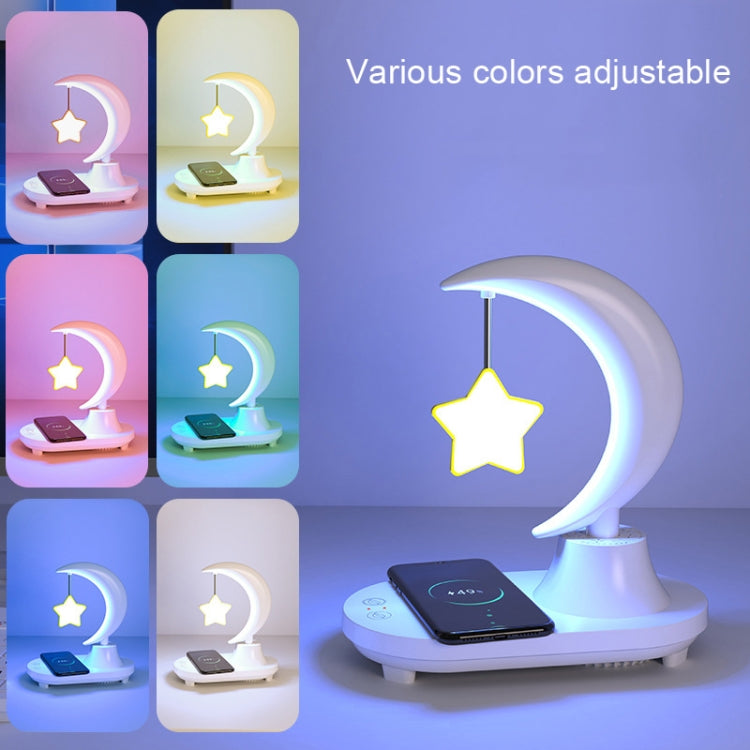 Bluetooth Speakers LED Colorful Atmosphere Night Light, Style: TB-22SC Love Without Wireless Charger