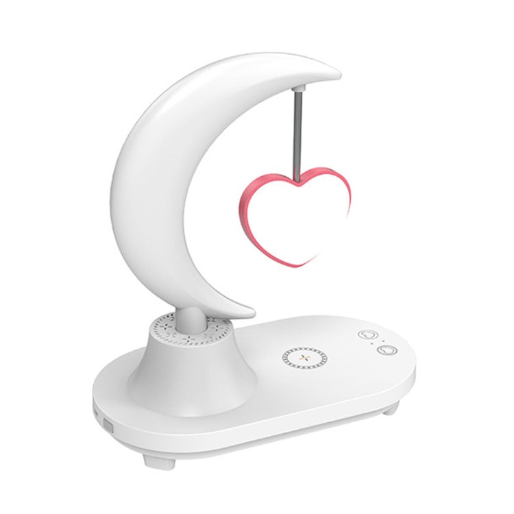 Bluetooth Speakers LED Colorful Atmosphere Night Light, Style: TB-22SCW Love With Wireless Charger