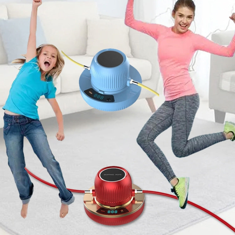 Smart Bluetooth Count Automatic Rope Skipping Machine, Color: Blue