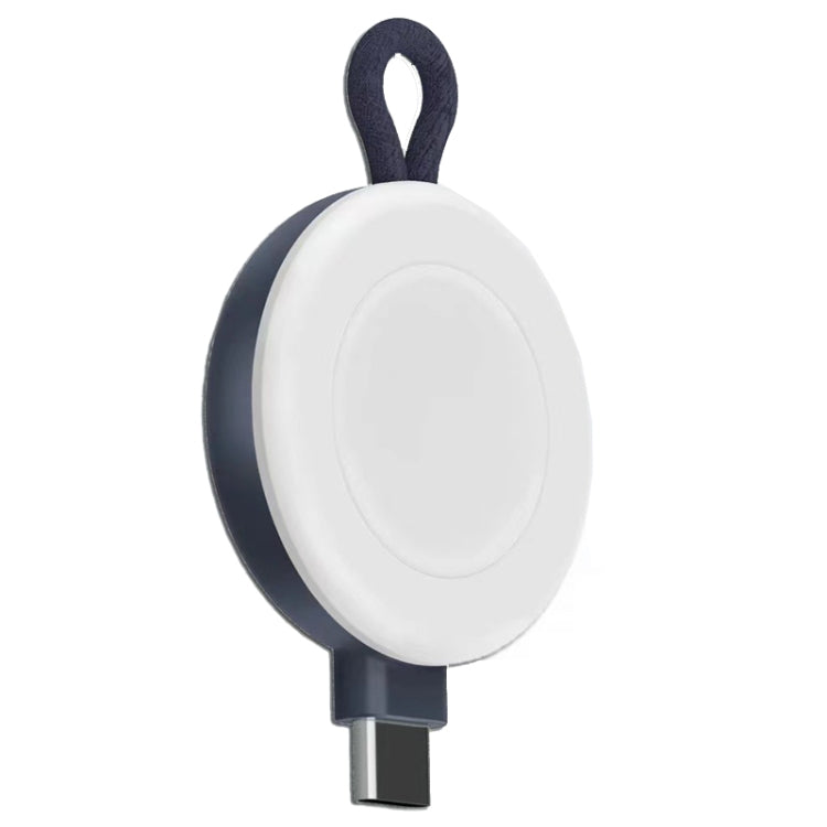 W1 Mini Portable Watch Wireless Charger, For Apple Watch 2/3/4/5/6/7(Black White)