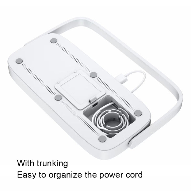 UD10 Mobile Phone Wireless Charger With Small Night Light, For iPhone&iWatch&AirPods(White)