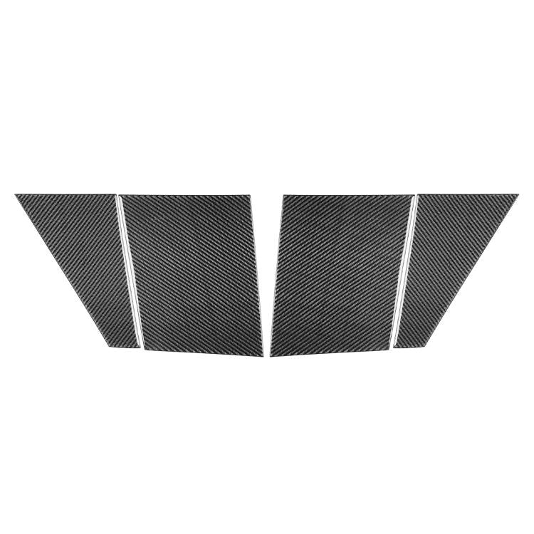 For Chevrolet Corvette C8 4pcs /Set Roof Camera Both Sides Stickers - Black