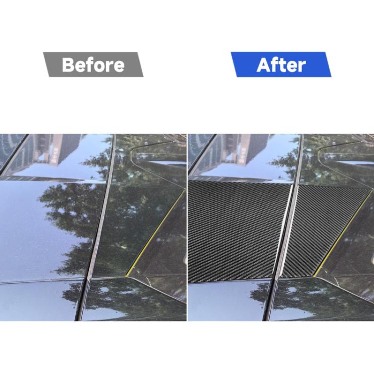 For Chevrolet Corvette C8 4pcs /Set Roof Camera Both Sides Stickers - Black