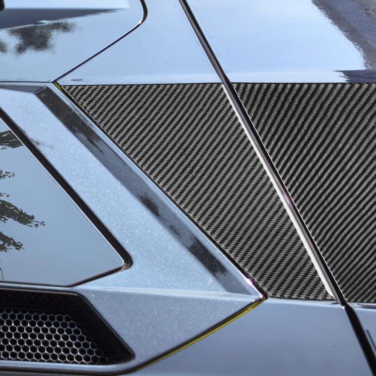 For Chevrolet Corvette C8 4pcs /Set Roof Camera Both Sides Stickers - Black