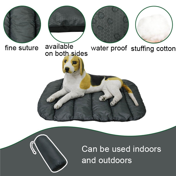 Pet Outdoor Waterproof Cushion Camping Cats And Dog Sleeping Pad, Size: Large 110x76cm