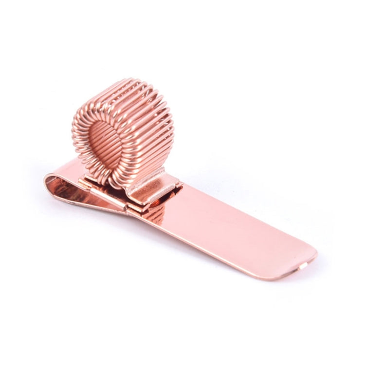 10 PCS Doctors Nurse Uniform Pen Holder Clips Metal Pen Holder,Style: Horizontal Rose Gold