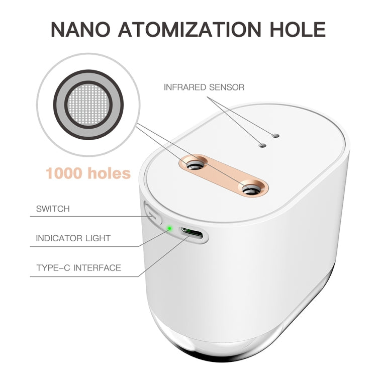 YSC-083 100ml Intelligent Automatic Infrared Induction Disinfection Sprayer Humidifier