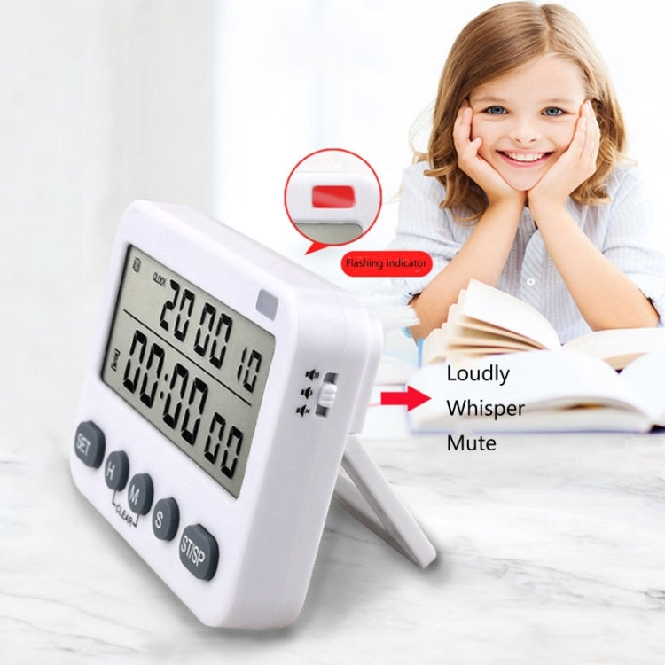 YS-218 Digital Timer 99-Hour Positive Countdown Reminder, Style: No Vibration