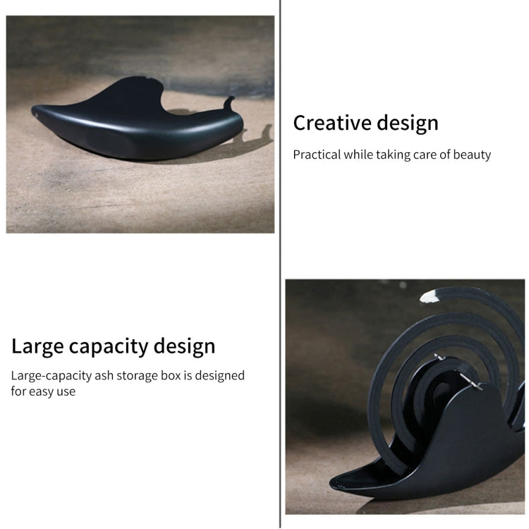 2 PCS Snail Shape Mosquito Coil Tray Fireproof Mosquito Coil Rack