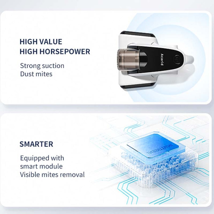 GLS50 150W Sterilization Wireless Mite Removal Instrument USB Charging Bed Vacuum Cleaner