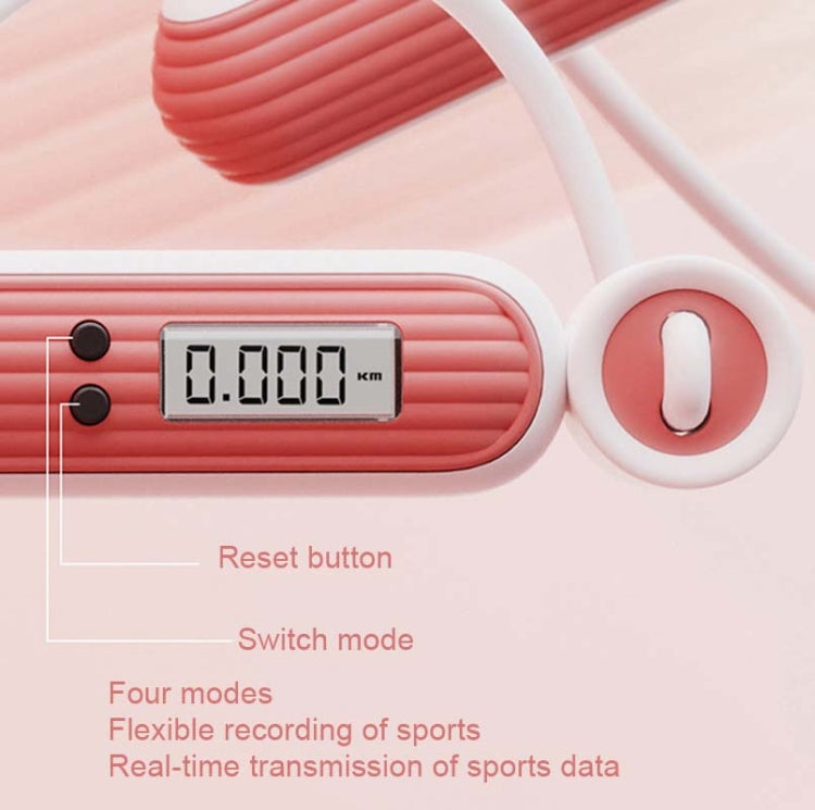 Fitness Sport Intelligent Electronic Counting Skipping Rope, Style: Small Ball Dual Use (Carmine)