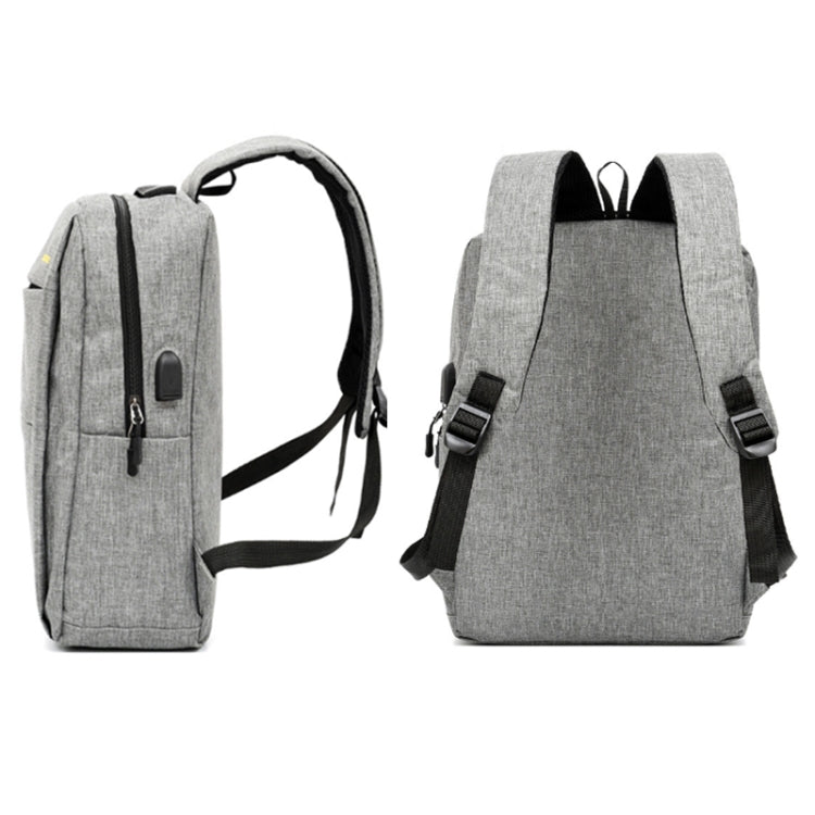 Three PCS/Sets USB Charging Outdoor Travel Backpack Student School Bag