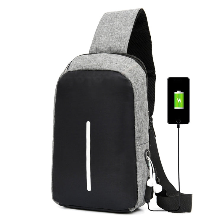 USB Charging Outdoor Leisure Multifunctional Chest Bag