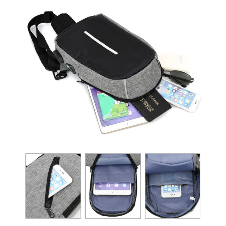 USB Charging Outdoor Leisure Multifunctional Chest Bag