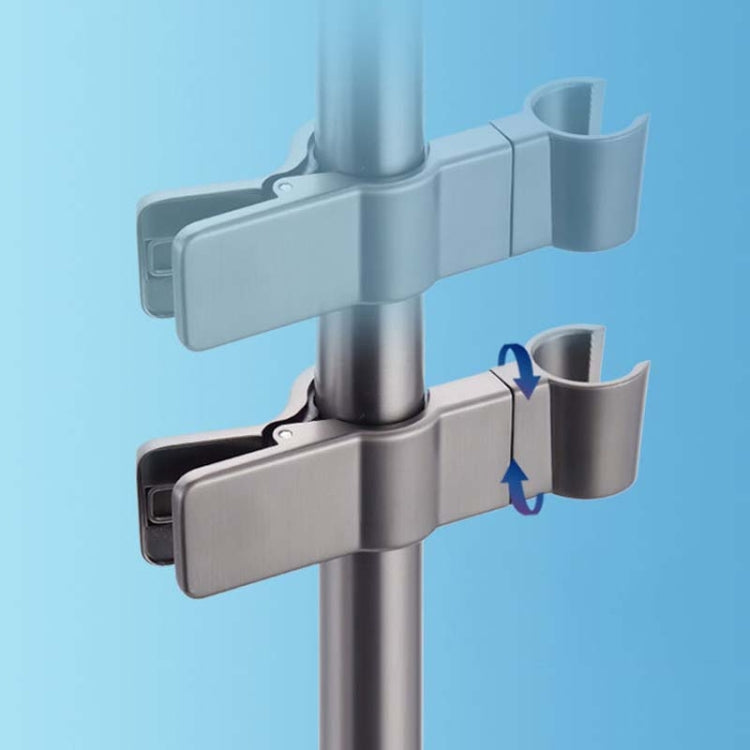 Bath Shower Rod Lifter Bracket Shower Pipe Lift Clamp Electroplating