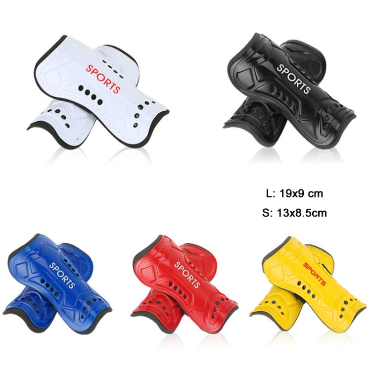 2 Pairs Football Shin Pads Professional Game Training Sports Knee Pads, Color: HTB02 Yellow S