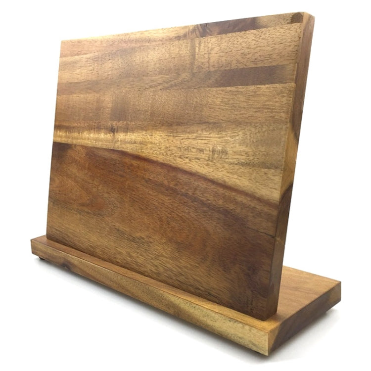 Home Kitchen Double-Sided Magnetic Solid Wood Knife Holder(275x105x215mm)